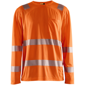BLAKLADER Men's 3488 Hi-Vis LS T-Shirt - Blaklader