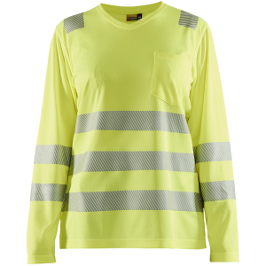 BLAKLADER Women's 3497 US Hi-Vis LS T-Shirt - Blaklader