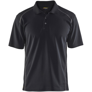 BLAKLADER Men's 3451 Navy Blue UV Protection Short Sleeve Polo Shirt (345110518900) - Blaklader