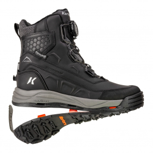 KORKERS Mens Snowmageddon With SnowTrac Sole Black Boot (OB9601BK)