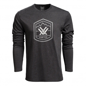 VORTEX Mens Total Ascent Charcoal T-Shirt (222-04-CHR)