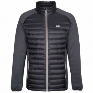 GILL Hybrid Down Charcoal/Red Jacket (1064CR)