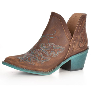 CORRAL Women's Cognac Embroidery Shoes (Q0099-LD) - Corral