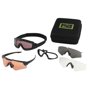 OAKLEY SI Ballistic M Frame Alpha Array Operator Kit Square Case Black Eyewear (OO9296-02)