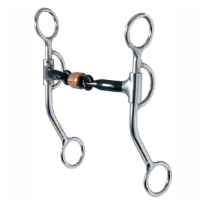 CIRCLE Y All Around Stage C Snaffle with 3-Piece Copper Roller (776) - Circle Y
