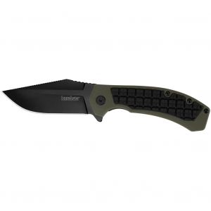 KERSHAW Faultline 3in Black/Green Folding Knife (8760)