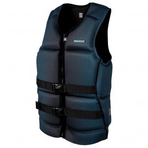 RONIX Men's One Capella 3.0 Black/Azure Blue Honeycomb CGA Life Vest
