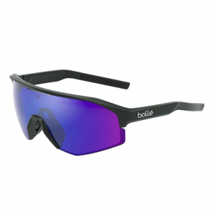 BOLLE Lightshifter XL Black Matte/Brown Blue Lenses Sunglasses (BS014002)