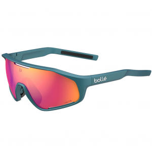 BOLLE Shifter Creator Teal Metallic/Volt+ Ruby Polarized Lenses Sunglasses (BS010009)