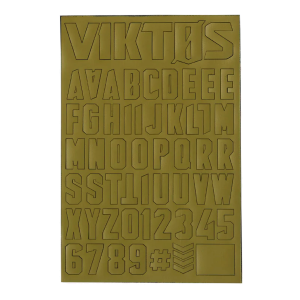 VIKTOS Moralphabet OSFA Hook and Loop Letters - Viktos