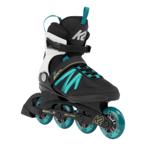 K2 Skates K2 SKATE Women's Kinetic 80 Black and Turquoise Inline Skates (I220200801) - $99.95 at gritroutdoors.com