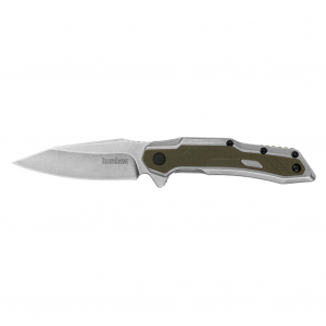 Kershaw Salvage Silver / Olive Folding Knife (1369)