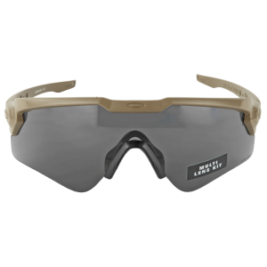 Oakley Standard Issue Ballistic M-Frame Alpha, Glasses, Terrain Tan Frame with Grey Prizm and Clear Lenses OO9296-1944