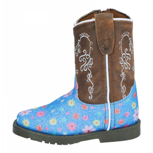 SMOKY MOUNTAIN BOOTS Kid's Autry Leather Western Boots