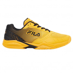FILA Men's Volley Zone Citrus/Black/Citrus Pickleball Shoes (1PM00597-706)