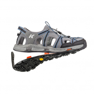 KORKERS Men's Swift Charcoal/Black Sandal with Vibram XS Trek Soles (OS4105BK)