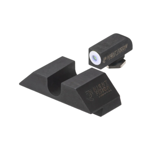 NIGHT FISION Front Ring/U Notch Blank Rear Sight Night Sight Set for Glock 17/19/34 (GLK-001-014)