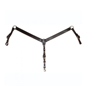 CIRCLE Y Classic Smooth Brest Collar - Circle Y
