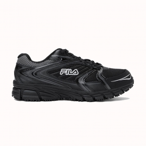 FILA Men's Memory Reckoning 7 Slip Resistant Steel Toe Black/Black/Metallic Silver Shoes (1SR21264-010)