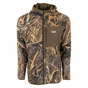 DRAKE MST Technical Performance Fleece Full Zip Jacket (DW2275)