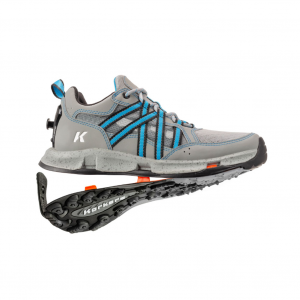 KORKERS Women's All Axis Storm Grey/Blue Shoes with TrailTrac Soles (OS3501BE)
