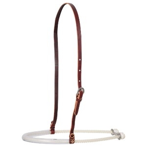 MARTIN SADDLERY Single Rope Noseband with Clear Tube Cover (NB100SRPT) - Martin Saddlery