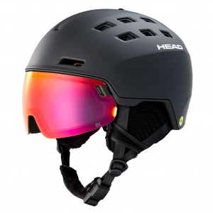HEAD Radar 5K Mips Visor Black Ski Helmet (323332)