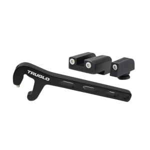 TRUGLO Tritium Green Glock 42 Handgun Night Sight + Mag-Wrench Magazine Tool (TG231G1A+TG970GM) - Truglo