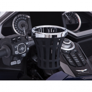 CIRO Goldstrike Big Ass Drink Holder with Left Side Accessory Mount for Gold Wing