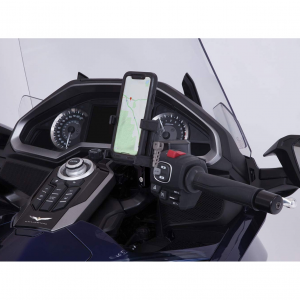CIRO Goldstrike Smartphone Holder with Black Perch Mount for Honda Gold Wing (58319)