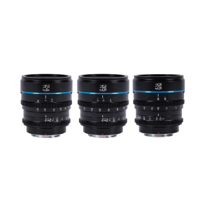 Sirui SIRUI Nightwalker Series 24/35/55mm Black T1.2 Cine Lens Set - $749.00 at gritroutdoors.com