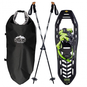 ATLAS SNOW-SHOE COMPANY Helium-Trail 23 Black Snowshoes Kit