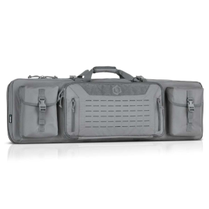 SAVIOR EQUIPMENT Camo Urban Warfare Double Rifle Bag w/ Backpack Strap