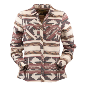 OUTBACK TRADING Women's Camile Warm Soft Long-Sleeve Snapped Bone Cotton Shirt (40257-BON) - Outback Trading