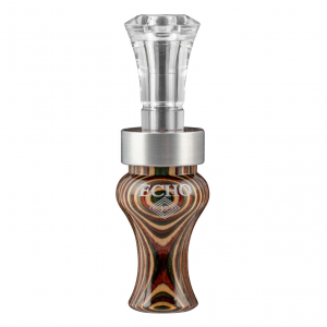 ECHO CALLS Diamonwood Timber Double Reed Natural Duck Call (77754)