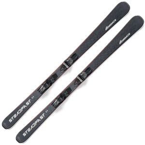 NORDICA Men's Steadfast 80 CA FDT Black/Silver Skis With TP2 Light 11 FDT Bindings (0A3572OB001)