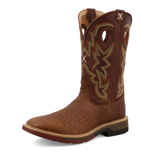 TWISTED X Men's 12in Western Tan/Tan Work Boot (MXB0004)