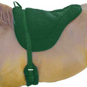 INTREPID INTERNATIONAL Fleece Non-Slip Green Bareback Pad (158110N)