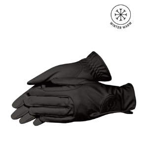 KERRITS Winter Circuit Riding Black Gloves (KERR-30468BLK) - Kerrits