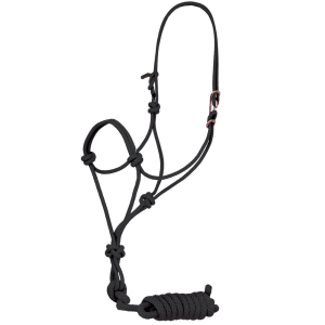 Mustang MUSTANG Easy-On With 8ft Lead Rope Halter - $30.99 at gritroutdoors.com