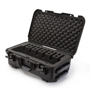 NANUK 935 Waterproof Professional Gun Case with Foam Insert for 6UP with Wheels (9356UP)