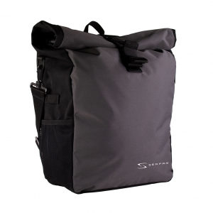 SERFAS Pannier Black/Dark Gray Single Bag (PB-1)