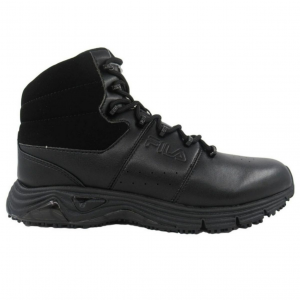 FILA Men's Memory Breach Black Steel Toe Shoes (1SH40238-001)