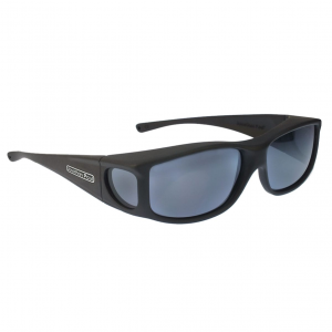 JONATHAN PAUL Jett Matte Black/Grey Lens Fitover Sunglasses (1082817)
