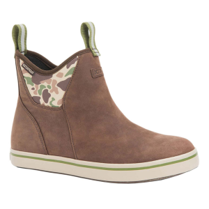 XTRATUF Men's 6in ADB Leather Brunette/Chocolate Brown/Duck Camo Boots (XAL-DCAM-BRN) - Xtratuf