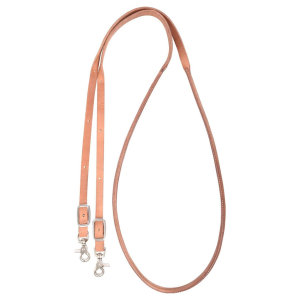 MARTIN SADDLERY Round Sewn Roping Rein 5/8in Thick Buckle Snap Ends (RR58BHR) - Martin Saddlery