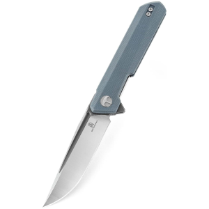 BESTECH KNIVES Bestechman Dundee 3.35in Linerlock G10 Stone Washed And Satin Folding Knife (BMK01)