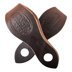 MARTIN SADDLERY Harness Leather Medium Chocolate Slobber Straps (SLOBBERCHHM)