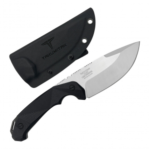 TAKUMITAK Companion D2 Drop Point Blade G10 Handle Fixed Knife with Kydex Sheath (TKF212S)
