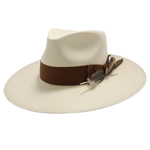 STETSON Atacama Straw Fedora Hat